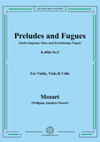 Mozart-Preludes and Fugues,K.404a No.5