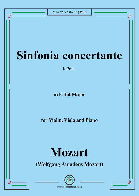 Mozart-Sinfonia concertante,K.364,in E flat Major