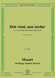 Mozart-Deh vieni,non tardar,from Marriage of Figaro,in C Major