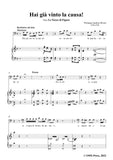 Mozart-Hai già vinto la causa!,in a minor,from Le nozze di Figaro(The Marriage of Figaro),K.492,for Voice and Piano