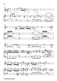 Mozart-Dove sono i bei momenti,in C Major,for Voice and Piano