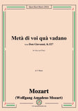 Mozart-Meta di voi qua vadano,in F Major
