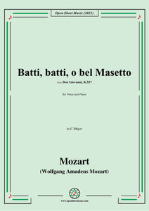 Mozart-Batti,batti o bel Masetto