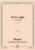 Mozart-Ah!lo veggio,in B flat Major,for Voice and Piano
