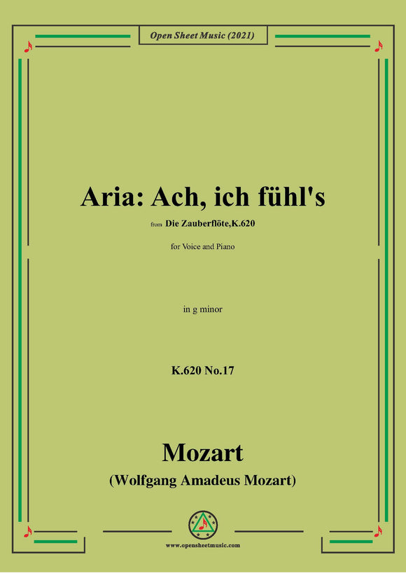 Mozart-Aria:Ach,ich fühl's