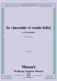 W. A. Mozart-Se vincendo vi rendo felici