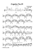 Paganini-Caprice No.19,Op.1 No.19,in E flat Major,for Solo Violin