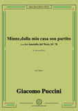 Puccini-Minne,dalla mia casa son partito,in E Major