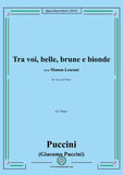 Puccini-Tra voi,belle,brune e bionde,in F Major,from 'Manon Lescaut,SC 64'