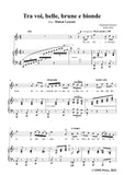 Puccini-Tra voi,belle,brune e bionde,in F Major,from 'Manon Lescaut,SC 64'