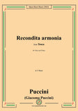 Puccini-Recondita armonia,in F Major,from 'Tosca,SC 69',for Voice and Piano