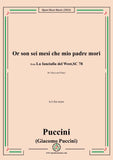 Puccini-Or son sei mesi che mio padre mori,in b flat minor