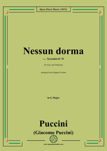 Puccini-Nessun dorma
