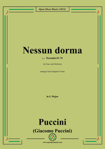 Puccini-Nessun dorma
