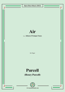 Purcell-Air,from 'Album of Trumpet Tunes',for Organ