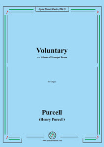 Purcell-Voluntary,from 'Album of Trumpet Tunes',for Organ