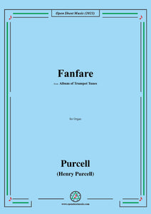 Purcell-Fanfare,from 'Album of Trumpet Tunes',for Organ