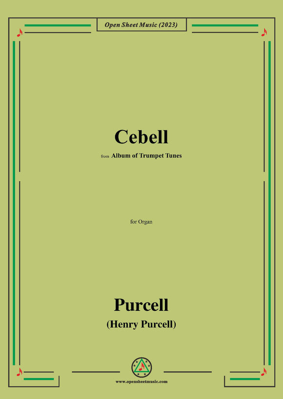 Purcell-Cebell,from 'Album of Trumpet Tunes',for Organ