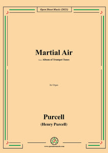 Purcell-Martial Air,from 'Album of Trumpet Tunes',for Organ