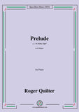 Quilter-Prelude,from 'To Julia,Op.8',in B Major,for Piano