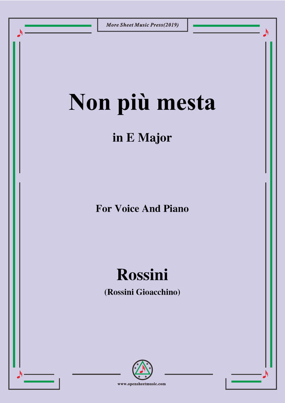 Rossini-Non,più mesta,from 'La Cenerentola'