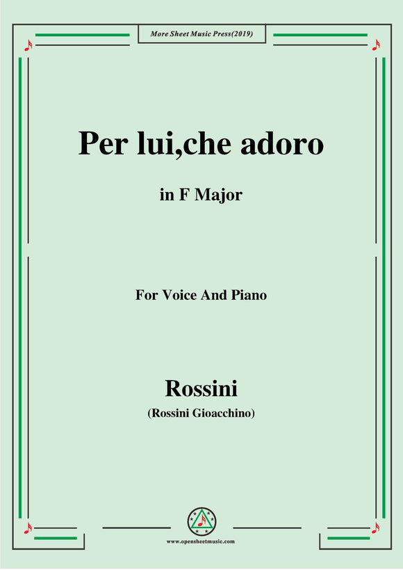 Rossini-Per lui,che adoro,from 'L'italiana in Algeri'
