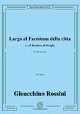 Rossini-Largo al factotum della città,in C Major