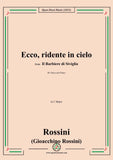 Rossini-Ecco,ridente in cielo,in C Major,for Voice and Piano
