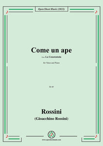 Rossini-Come un ape,from La Cenerentola