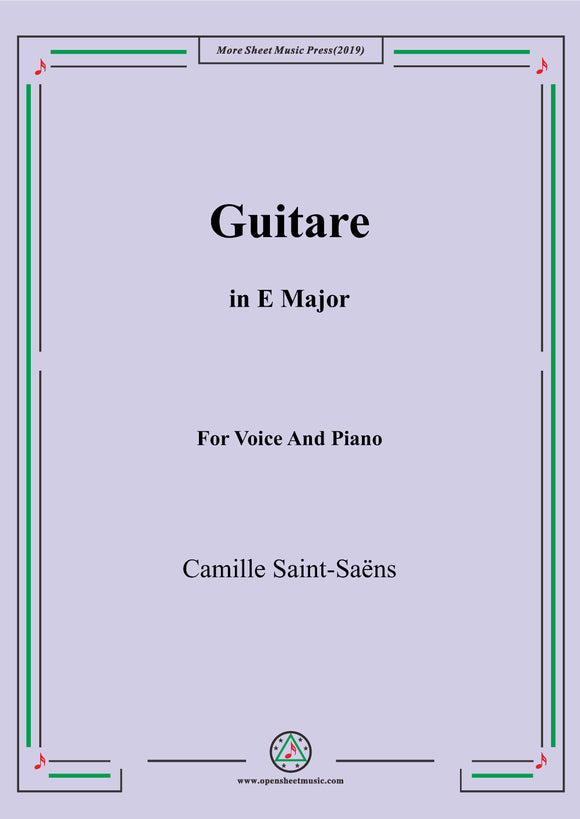 Saint-Saëns-Guitare