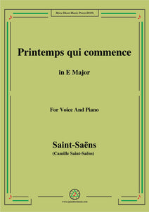 Saint-Saëns-Printemps qui commence,from 'Samson et Dalila'