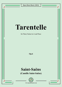 Saint-Saëns-Tarentelle,Op.6