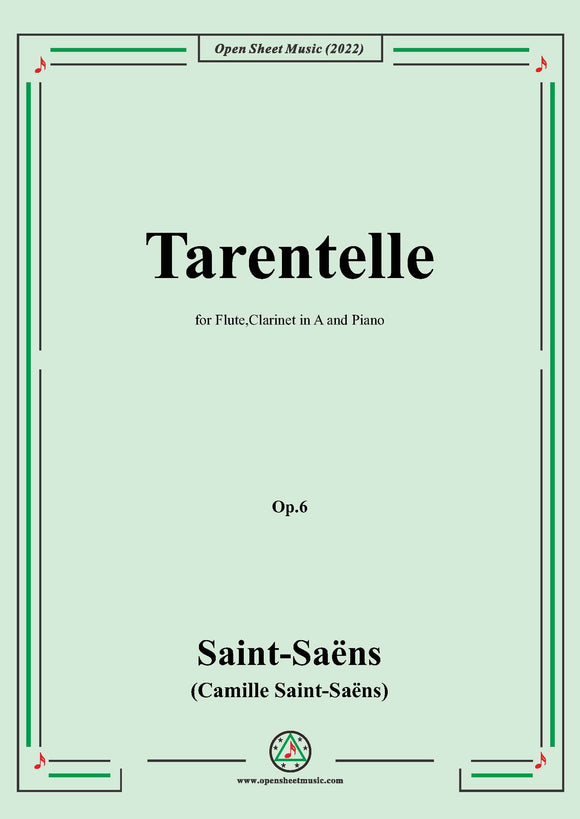 Saint-Saëns-Tarentelle,Op.6