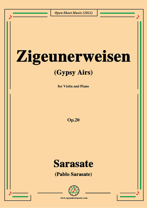 Sarasate-Zigeunerweisen(Gypsy Airs),Op.20