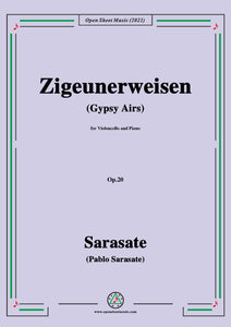 Sarasate-Zigeunerweisen(Gypsy Airs),Op.20,for Cello and Piano