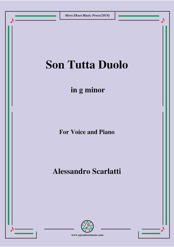 Scarlatti-Son Tutta Duolo