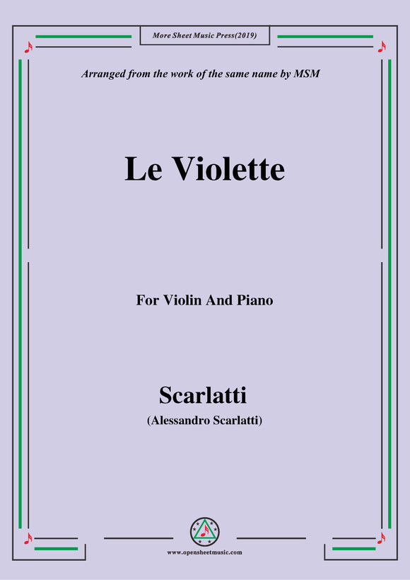 Scarlatti-Le Violette