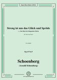 Schoenberg-Streng ist uns das Glück und Spröde,in a minor,Op.15 No.9