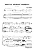 Schoenberg-Du lehnest wider eine Silberweide,in a minor,Op.15 No.13