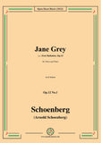 Schoenberg-Jane Grey,in d minor,Op.12 No.1