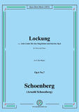 Schoenberg-Lockung,in E flat Major,Op.6 No.7