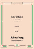Schoenberg-Erwartung,in E flat Major,Op.2 No.1