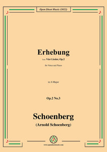 Schoenberg-Erhebung,in A Major,Op.2 No.3