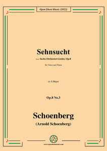 Schoenberg-Sehnsucht,in A Major,Op.8 No.3