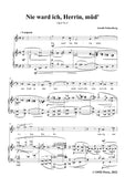 Schoenberg-Nie ward ich,Herrin,müd',in F Major,Op.8 No.4