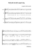 Nameless-Christmas Carol,Hark,the herald-angels sing,in A flat Major,for 4 Voice