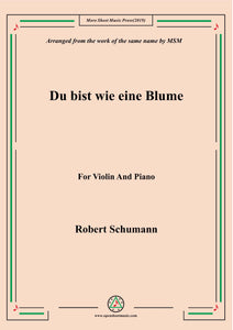 Schumann-Du bist wie eine Blume