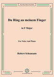 Schumann-Du Ring an meinem Finger