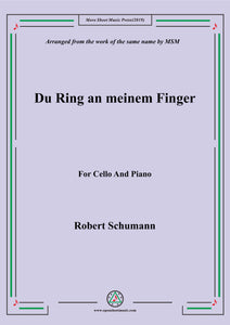 Schumann-Du Ring an meinem Finger