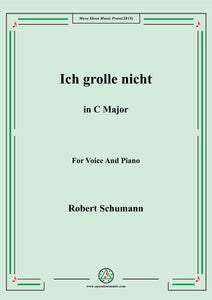 Schumann-Ich grolle nicht